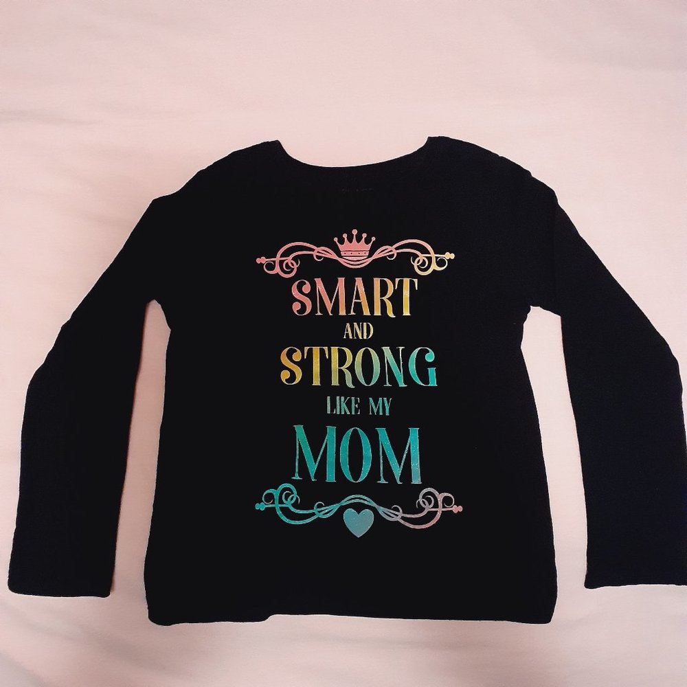 COTTON LONG-SLEEVE SHIRT - GIRLS SIZE 7-8